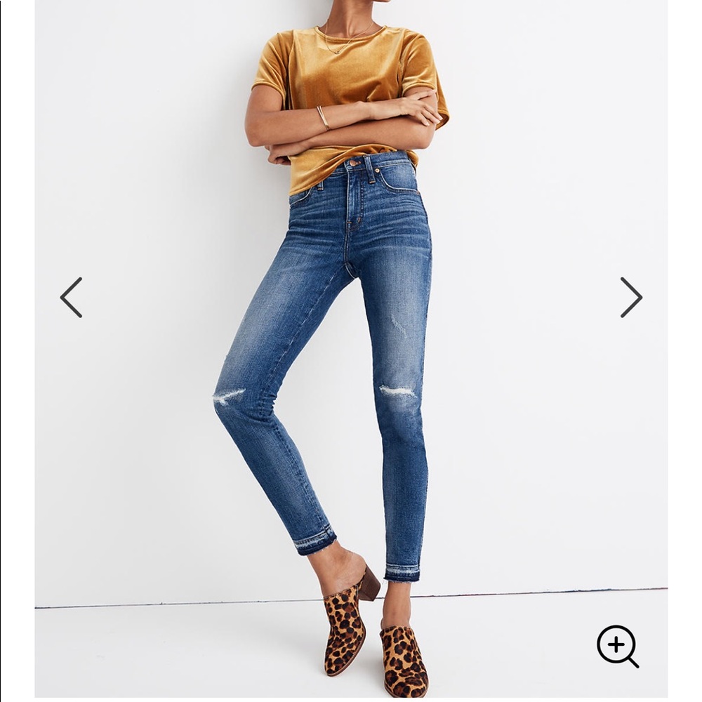 Madewell Tall 9" Mid-Rise Skinny Jeans York Wash